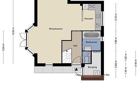 Plattegrond beneden