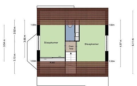 Plattegrond boven