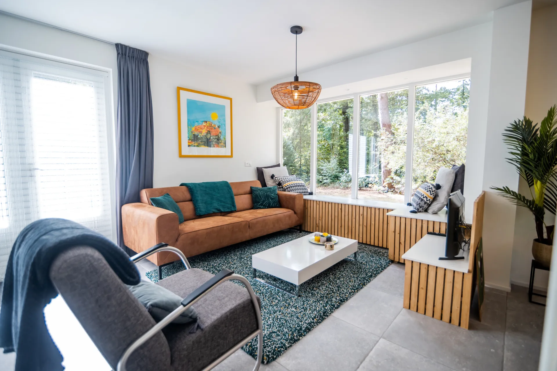 Woonkamer met Bank v006